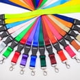 thumbnail image 2 of Badge Holder Hanging Neck Strap Lanyard Multi Functional Lanyard For Mobile Phone Keys Metal Ring ID Name Card Safety 2cm Wide grey, 2 of 6