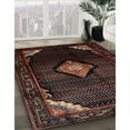 thumbnail image 2 of Ahgly Company Indoor Rectangle Traditional Reddish Brown Medallion Area Rugs, 8' x 10', 2 of 6