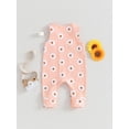 thumbnail image 4 of Suealasg Baby Girls Summer One Piece Jumpsuits Clothes 3M 6M 12M 18M Infant Girls Sleeveless Flower Print Romper Newborn Girls Bodysuit, 4 of 8