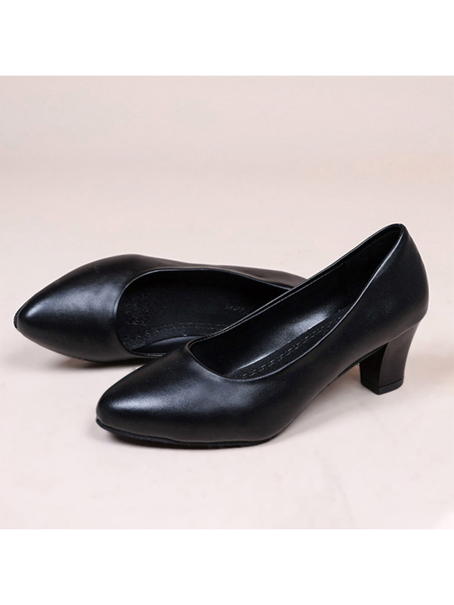 Black Patent Leather High Heels Office Stiletto Heel Pumps|FSJshoes