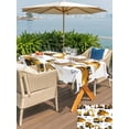 thumbnail image 5 of Outdoor Tablecloth with Umbrella Hole for Patio/Picnic/Party/Camping, Construction Truck Waterproof Table Cloth Rectangle Table Cover Washable, Cartoon Grips and Bulldozers Stirrup Car (60"x 120"), 5 of 8