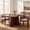 Walnut, variant on Christopher Knight Home 84" Modern Rectangular Dining Table with Trapezoid Base, Seats 6, Walnut