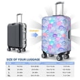 thumbnail image 6 of Lsque Watercolor Sea Shells 1 Printed Luggage Cover, Travel Luggage Protector,Scratch and Dirt Resistant, Fits 18-32 Inch Luggage - Small, 6 of 9
