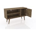 thumbnail image 3 of Manhattan Comfort Liberty 42.52" Mid Century Modern TV Stand, Rustic Brown/3D, 3 of 7