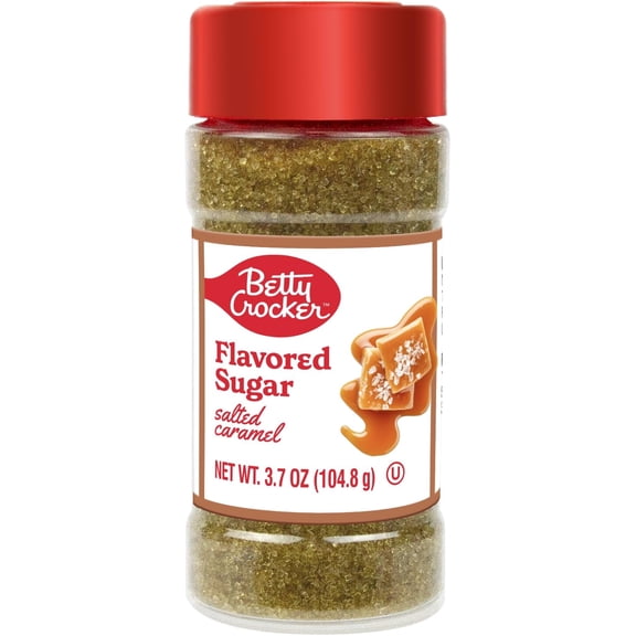Betty Crocker Salted Caramel Flavored Sugar 3.7 oz