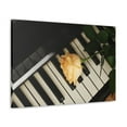 thumbnail image 5 of Piano Rose Music Lover's Delight Piano Keyboard Canvas Wall Art for Home Decor Ready-to-Hang, 5 of 18