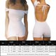 thumbnail image 3 of Mamelucos De Una Pieza Body de mujer Bodycon Hollow Out Sexy Body Traje de vacaciones (Blanco M) Cgtredaw Para estrenar, 3 of 9
