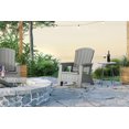 thumbnail image 3 of Suncast Adirondack Chair with Storage, Outdoor Patio Resin Chair - Dove Gray, 3 of 6