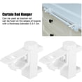 thumbnail image 2 of Aucun Support de Tige de Rideau de Forage, Aucun Support de Crochets de Draperie de Forage pour 16 Tige de Rideau, Hauteur 1-3.7cm, Capacité de Charge 1kg-2kg, 2 of 5