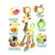 thumbnail image 4 of Muñeco De Peluche Con Sonaja De Juguete Para Carriola Y Cuna Malubero Multicolor, 4 of 5
