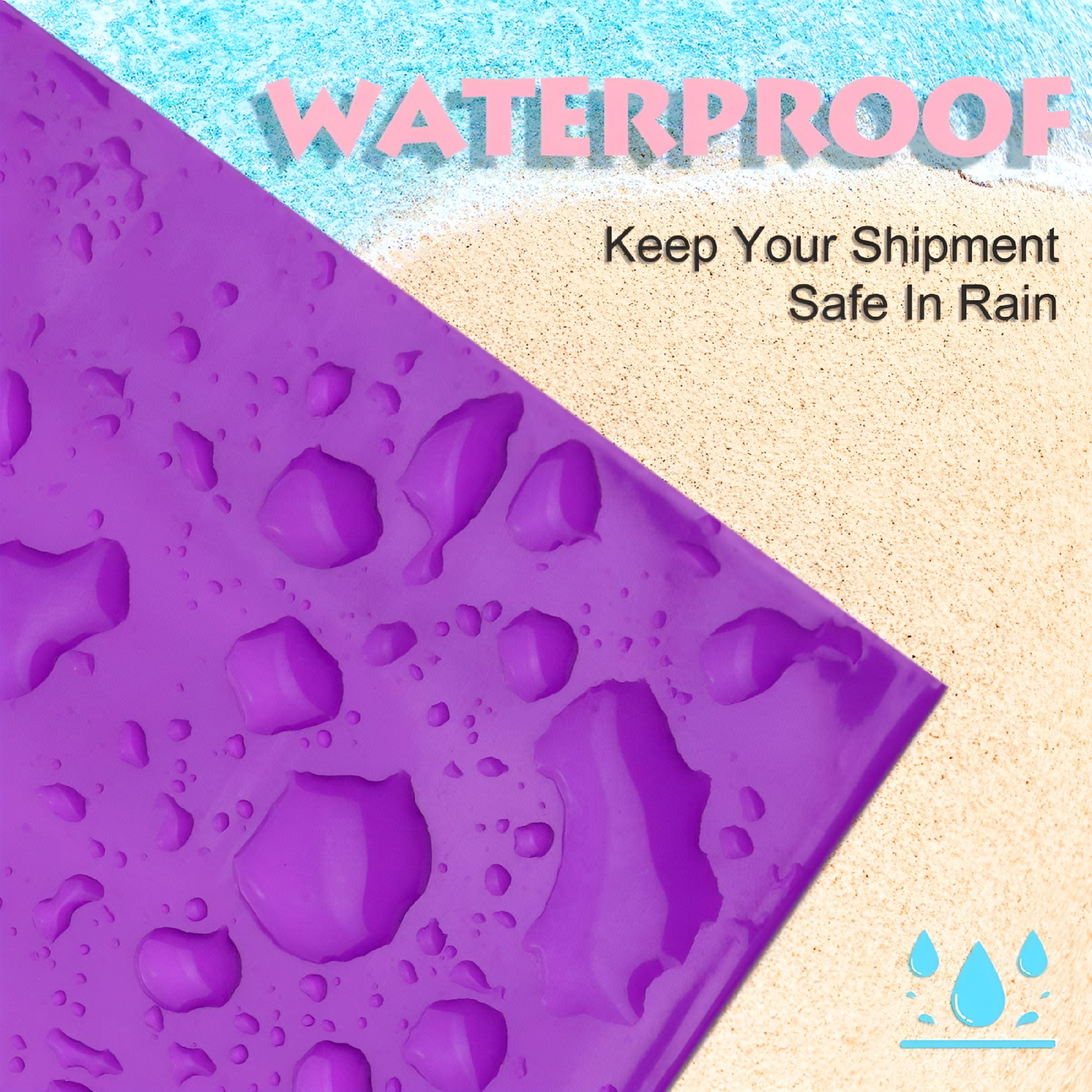 CCOCC Poly Mailers 10X13 100 Pcs,Durable Shipping Bags for Clothes,Plastic Mailers Poly Bags for Small Business,Thick and Tear-proof Mailing Envelope Bags (Purple)