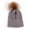 Gray, variant on Zwiiyzr 2024 Baby Infant Boys Girls Knitted Beanie with A Pompom Bobble Hat Toddler Kids Pure Color Hat Children Warm Cap White