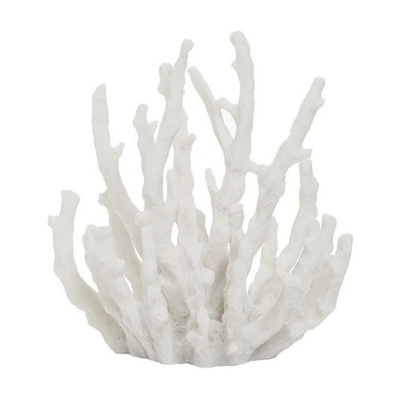 beachcombers coastal life 7in White Coral Figurine