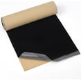 thumbnail image 6 of 8x60.6 Inch Black Velvet Self Adhesive Material Soft Repair Patch Flock Backing Paper Liner Felt Sticky Solid Color Wallpaper Fabric, 6 of 9