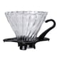 thumbnail image 1 of 1 embudo de vidrio para café, filtro de vidrio con asa, cafetera reutilizable para una sola taza., 1 of 5