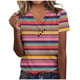 thumbnail image 1 of Camiseta de Manga Corta con Cuello en V, Camiseta Larga de Moda Y Ligera para Mujeres, 1 of 4