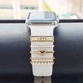 thumbnail image 4 of Decoración Para Apple watch band series 8, 7, 6, 5, 4 se, accesorios, dijes de joyería de diamantes para Samsung/Huawei, correa de reloj de 20mm/22mm, 4 of 4