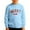 Light Blue, variant on Wdgfv Girls Christmas Sequins Sweatshirts Merry Glitter Patch Crewneck Sweater Xmas Long Sleeve Pullover Top Navy 13-14 Years