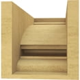 thumbnail image 4 of 7"W x 14"D x 7"H Wide Diane Rough Cedar Woodgrain TimberThane Corbel, Primed Tan, 4 of 6