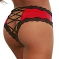 thumbnail image 1 of B91xZ String Underwear pour Women Culottes Respirantes Sans Couture, Rouge m, 1 of 4
