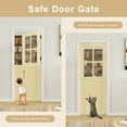 thumbnail image 3 of 36" x 80" Slab Only, 4-Lite Split Dutch Door Unfinished Solid Pine Wood Clear Glass Slab Doors Half Interior Door, 3 of 7