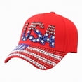 thumbnail image 4 of mgoYE 250th Anniversary USA Hat Structured Men Women Hats Graphic Hats Men Women 250 Years of Freedom 1776 2026 American Flag 4 July Vintage Baseball Cap(C,One Size), 4 of 4