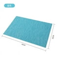thumbnail image 2 of Stcomart Set of 8 Blue Vinyl Placemats - 12 x 18 Inches Washable PVC Table Mats for Dining Room Kitchen, 2 of 7
