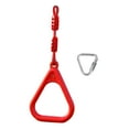 thumbnail image 3 of Anillas de gimnasia, barras de mono, anillas de gimnasio seguras para entrenar, accesorios para el patio. Rojo, 3 of 8