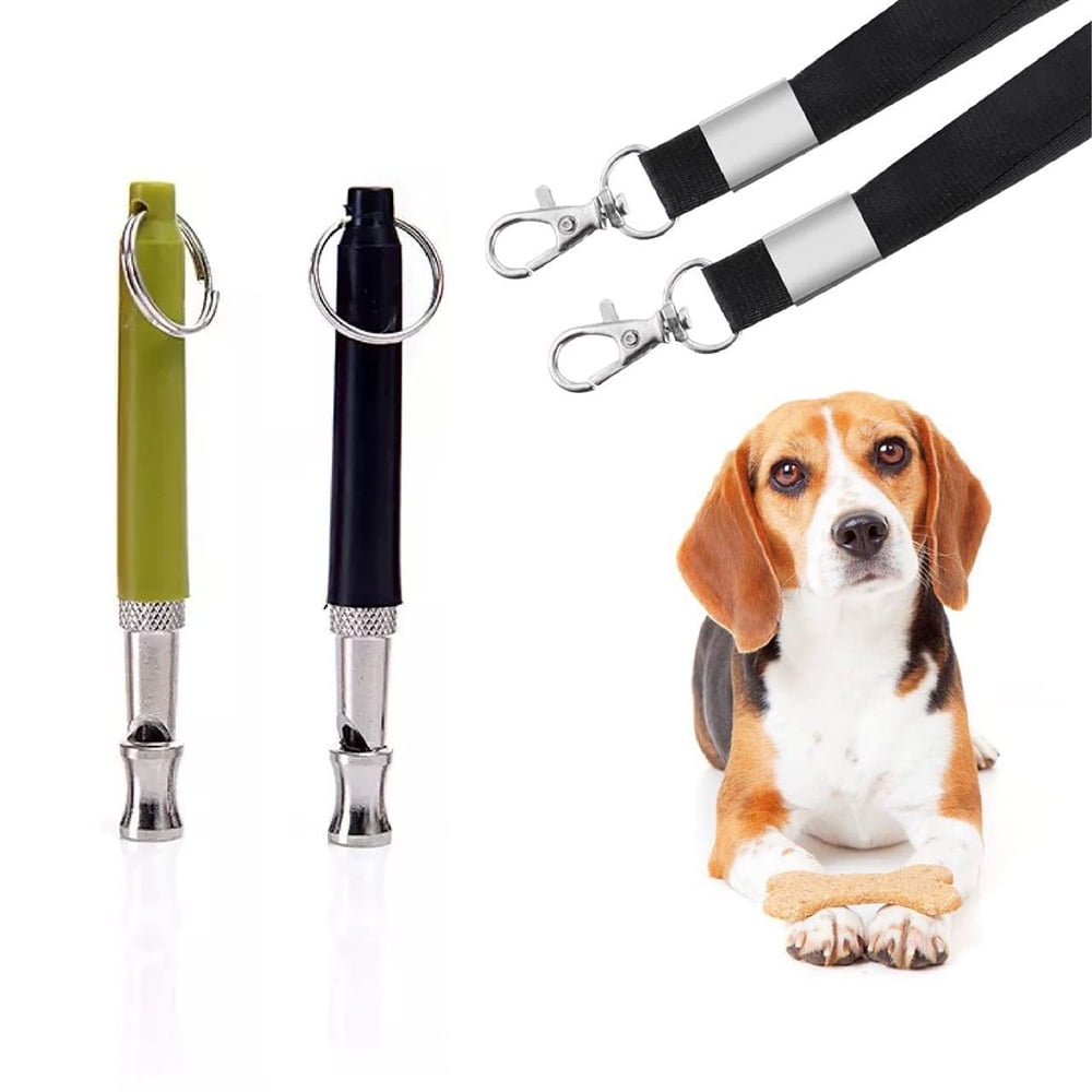 2 Pack Ultrasonic Dog Whistle to Stop Barking for Dogs, Recall Training