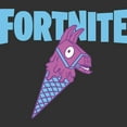 thumbnail image 2 of Men's Fortnite Rainbow Smash Cone Logo Graphic Tee Charcoal Heather Small, 2 of 5