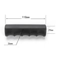 thumbnail image 1 of 2Pcs Wheelbarrow Rubber Handles, Round Tubes Black Replacement Handles, 1 of 9