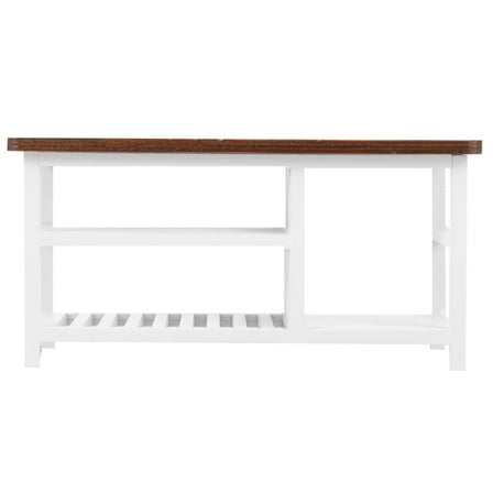 WASHWEPE Dollhouse Furniture Mini Computer Desk Wooden 1Pack 6.2x3.0x2.5in