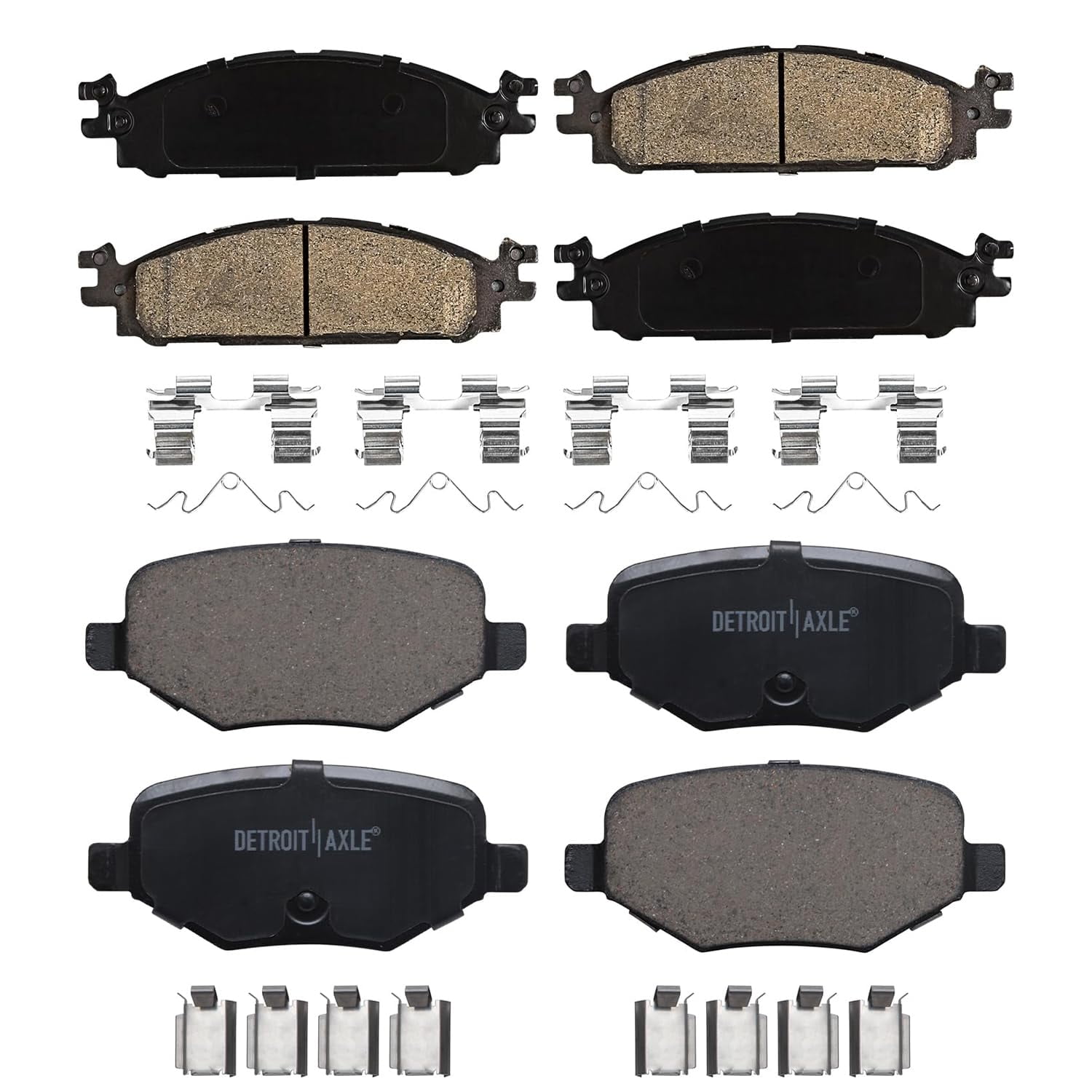 Front and Rear Ceramic Brake Pads For Ford Explorer Flex Taurus, Lincoln MKS MKT