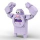 thumbnail image 4 of Mannequin Amusement MOC Building Blocks Park Purple Kangaroo Kindergarten Monster Gift Toys, for Adults Office Desk Decoration, 4 of 10