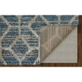 thumbnail image 4 of Feizy Mynka Transitional Diamond, Blue/Ivory, 2'6" x 8' Runner Stain Fade Resistant Pet & Kid Friendly Bohemian & Eclectic Geometric Floor Rug for Living room Bedroom, 4 of 8