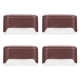 thumbnail image 5 of Lámpara 4 luces solares de pared para escalones de cubierta, decorativas para vallas y escaleras (luz marrón/blanca) Likrtyny Para estrenar, 5 of 7