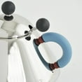 thumbnail image 2 of Alessi Michael Graves Design Series Stainless Steel Sugar Bowl w/ Spoon - Blue, 2 of 4