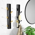 thumbnail image 4 of Fashionable black gold folding clothes hook vertical hook multifunctional hook, 4 of 8