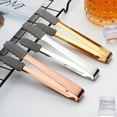 thumbnail image 2 of SXCRFKXH Mini Non-slip Stainless Steel Handle Silicone Serving Tongs, 2 of 10