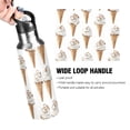 thumbnail image 4 of Yayeee 33oz Insulated Water Bottle Double Wall Stainless Steel with Flip Straw Lid, Cartoon Ice Cream Pattern, 4 of 7