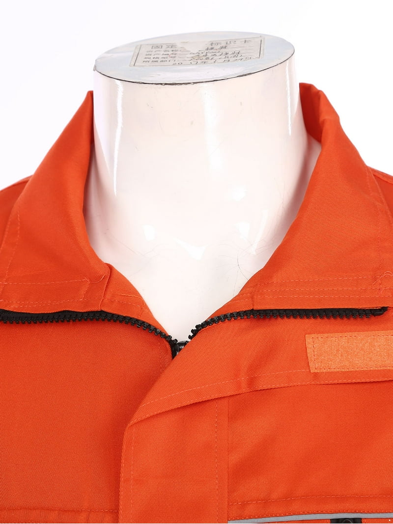 TiaoBug Men's Long Sleeve Industrial Coverall Safety Enhanced