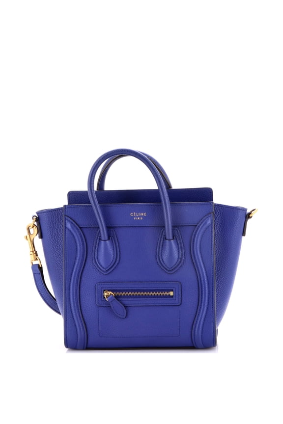 Pre-Owned Luggage Bag Grainy Leather Nano By Rebag