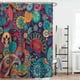 thumbnail image 2 of Matsuzay Cortina de tela de poliéster impermeable con estampado bohemio, cortinas de ducha para baño, cortina antibacteriana decorativa para Juegos de accesorios de baño No.06, 2 of 4