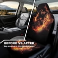 thumbnail image 4 of Uorisanigo Fashion Wolf Car Front Seat Covers Waterproof Breathable Front Seat Cover Auto Interior Accessories 2 Pcs Set Protection Interior Accessories Universal Fit Most Cars, 4 of 7