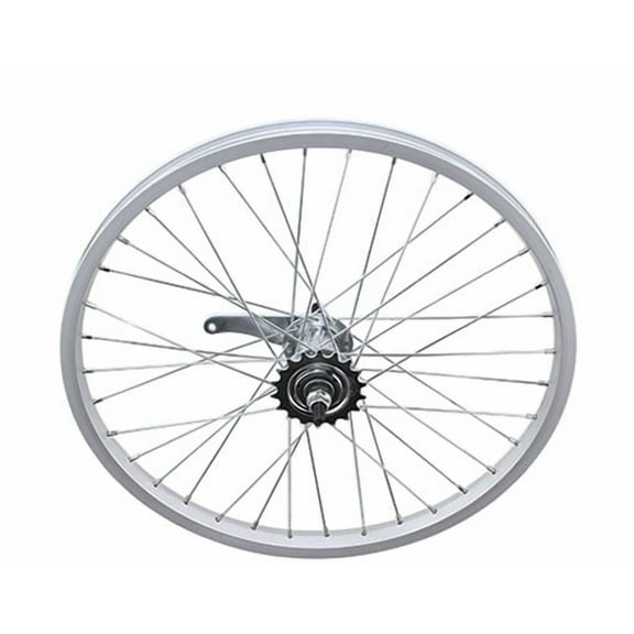 bike 20" 36 Spoke Alloy Coaster Wheel 14G Silver. ,bicycle wheel