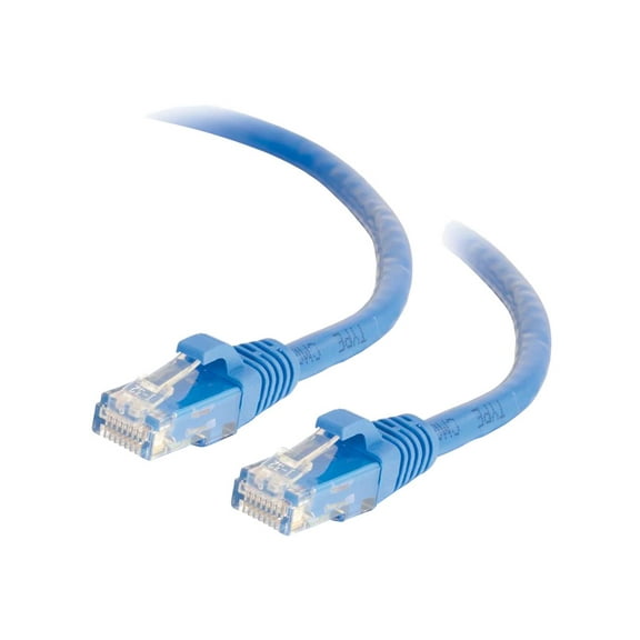 C2G 100ft Cat6 Ethernet Cable - Snagless Unshielded (UTP) - Blue - Category 6 for Network Device - RJ-45 Male - RJ-45 Male - 100ft - Blue