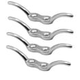 thumbnail image 1 of Boat Cleat, 2 1/2 by 6 Inch Dock Cleat 316 Marine Grade Stainless Steel, Rope Cleat - Includes Mounting Screws, 1 of 5