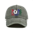 thumbnail image 3 of Lispipm Washed Cotton Plain Baseball Cap for Women Men Summer Outdoor Team 2026 Player Hats Ladies Casual Trucker Caps Green, 3 of 6