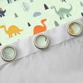 thumbnail image 4 of Homewish Kawaii Dinosaur Blackout Curtains Set of 2 (52x84 Each) for Children Teens Girls,Cute Animal Window Curtains,Cartoon Animal Dino Curtains and Drapes,Super Cozy Room Decor, 4 of 6