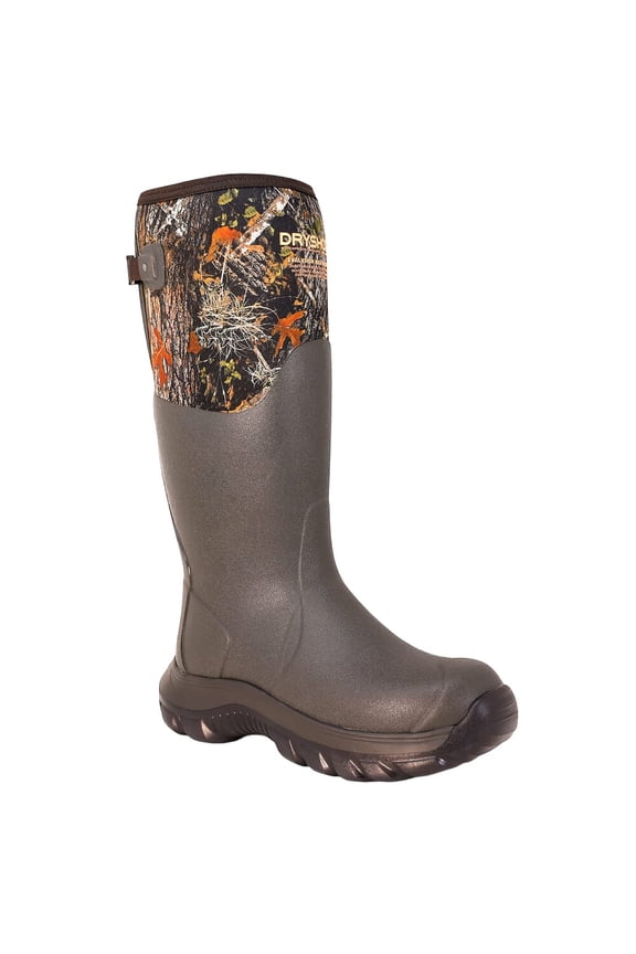 Evalusion Max Gusset Camo Boots, Men's Size 7, 100% Waterproof, Extreme Cold-Conditions, DUREVA Outsole, Adjustable Gusset, Removable EVA Sockliner (EVG-MH-CM-M07)